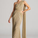 CRUSTAL WAVE MERMAID DRAPE SAREE