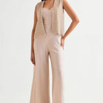 Pearl Drops Jacket With Jumpsuit Set Namrata Joshipura Online