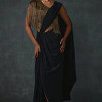 Akari Fringe Draped Saree Namrata Joshipura Online