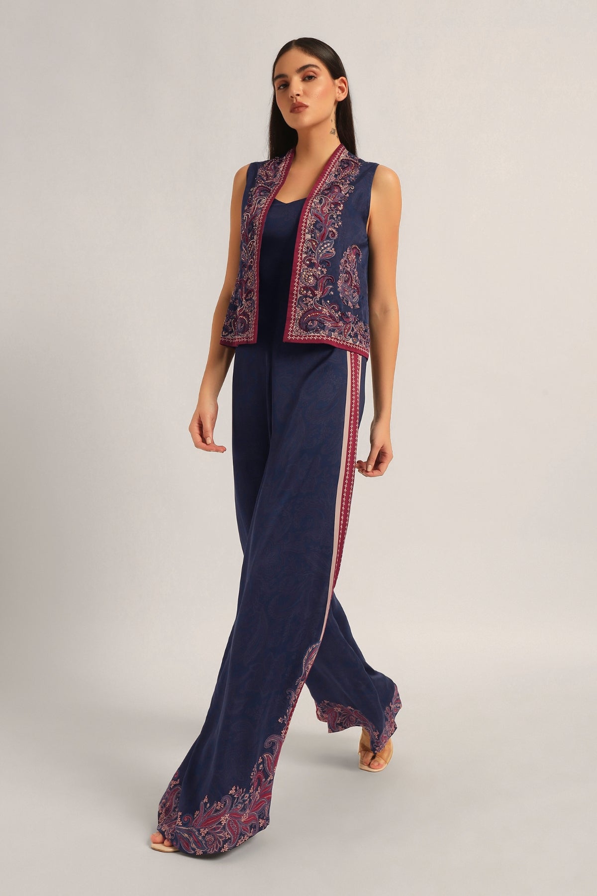 PAISEY PRINTED JUMPSUIT Namrata Joshipura Online