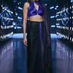Kusha Kapila in Streaks Drape Saree Namrata Joshipura Online (Celebrity Muses)