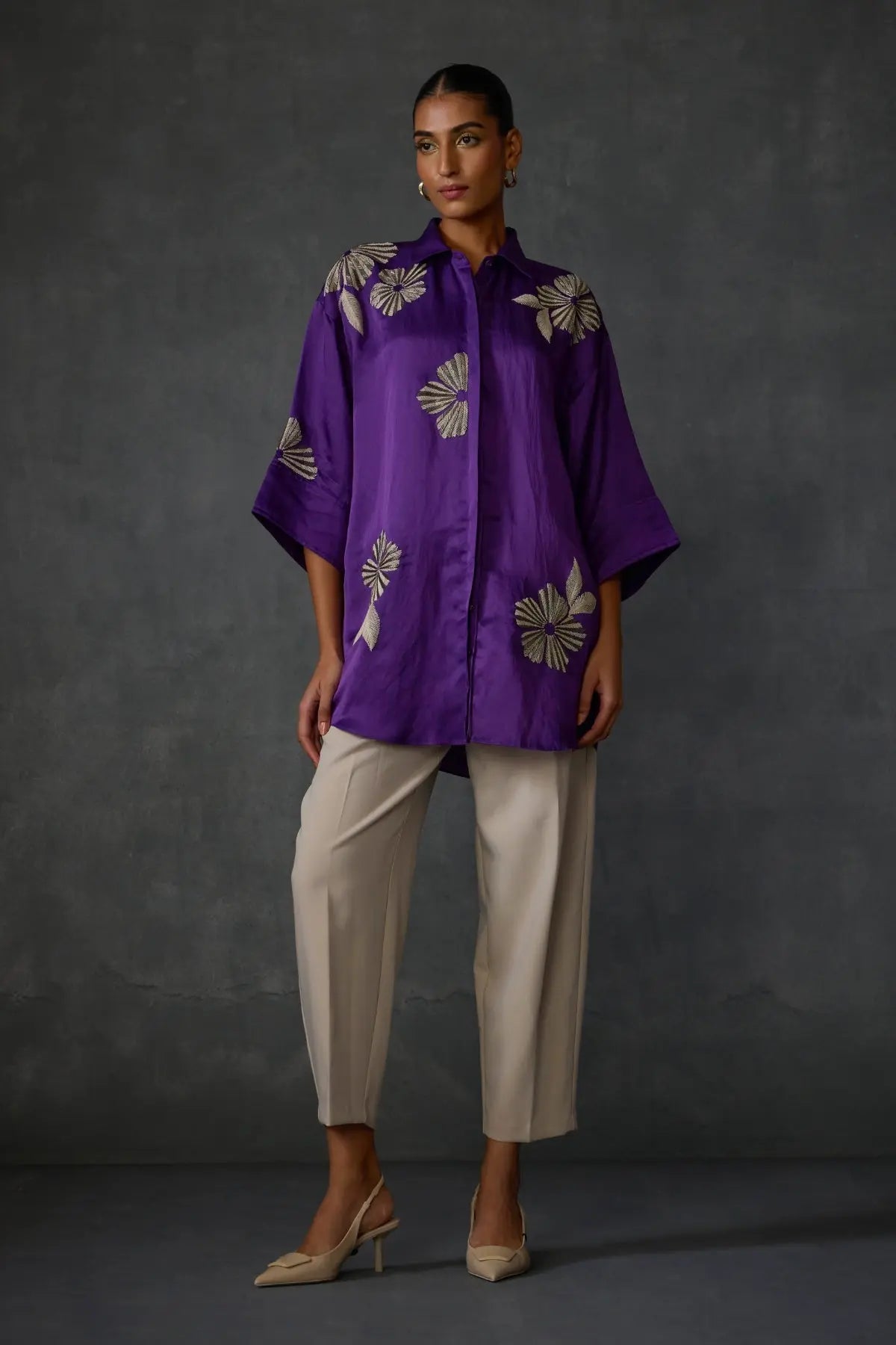 Moonwilt Drop Soulder Shirt Tunic Namrata Joshipura Online