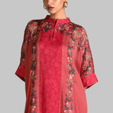 FLOREALE PRINTED ASYMMETRIC TUNIC