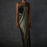 Lattice Corset Foil Saree Namrata Joshipura Online