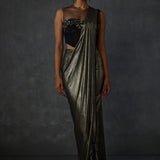 Lattice Corset Foil Saree Namrata Joshipura Online