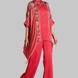FLOREALE PRINTED ASYMMETRIC TUNIC