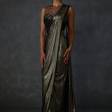 Lattice Corset Foil Saree Namrata Joshipura Online