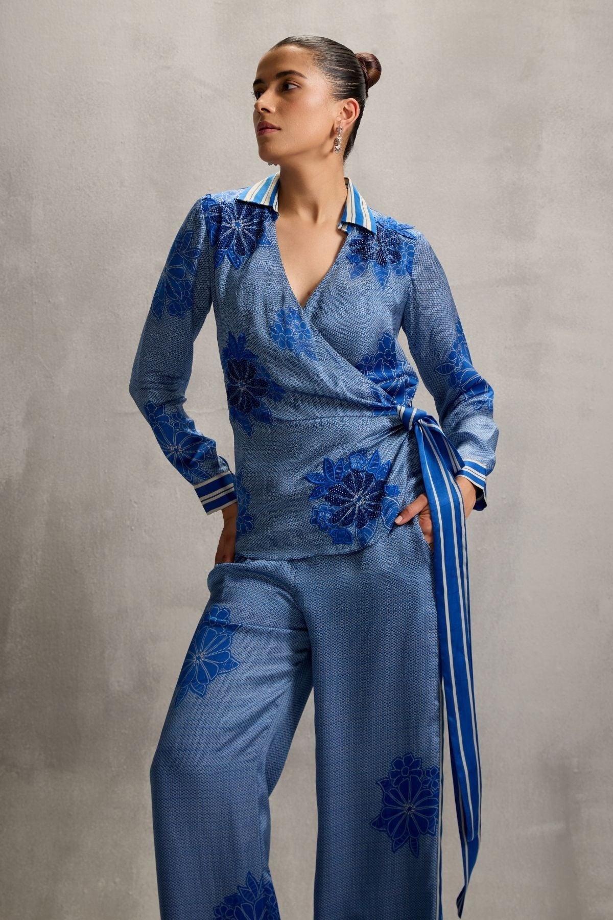 Hitachi Wrap Co-ord Set Namrata Joshipura