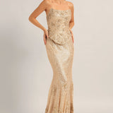 AMARA INTRICATED CORSET WITH DRAPE SKIRT Namrata Joshipura Online