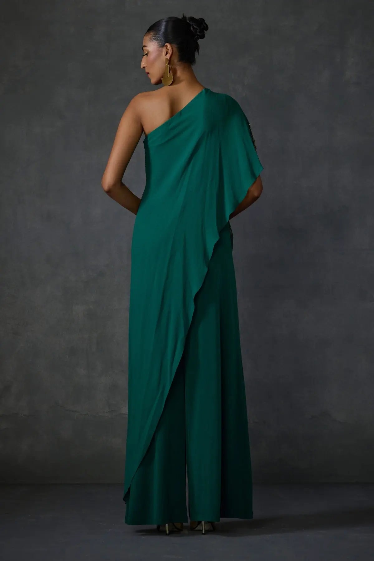 Autumn Fern Offshoulder Jumpsuit Namrata Joshipura Online