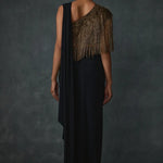 Akari Fringe Draped Saree Namrata Joshipura Online