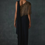Akari Fringe Draped Saree Namrata Joshipura Online