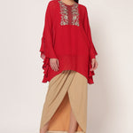 TIMELESS BLOOM FRILL TUNIC Namrata Joshipura Online