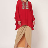 TIMELESS BLOOM FRILL TUNIC Namrata Joshipura Online
