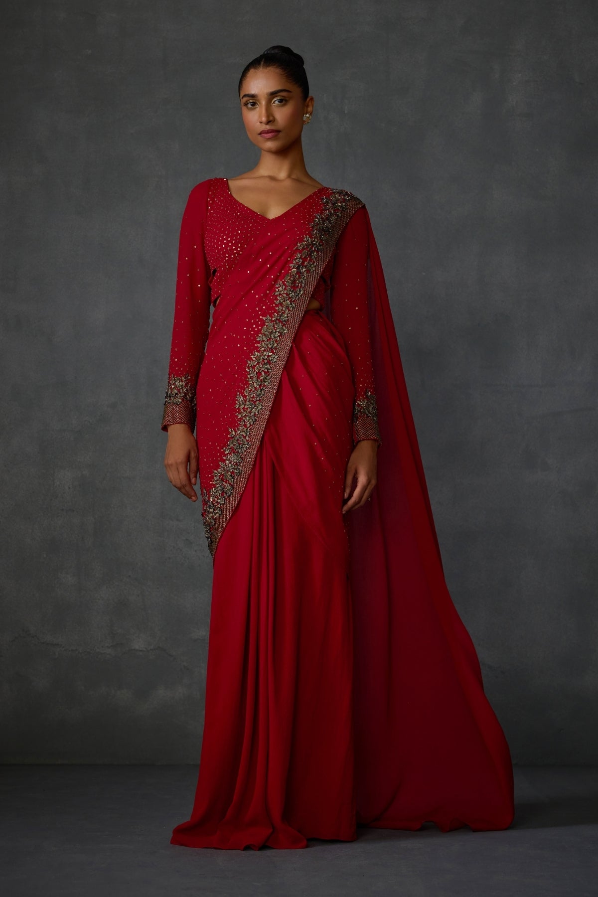 Lattice Draped Saree Namrata Joshipura Online