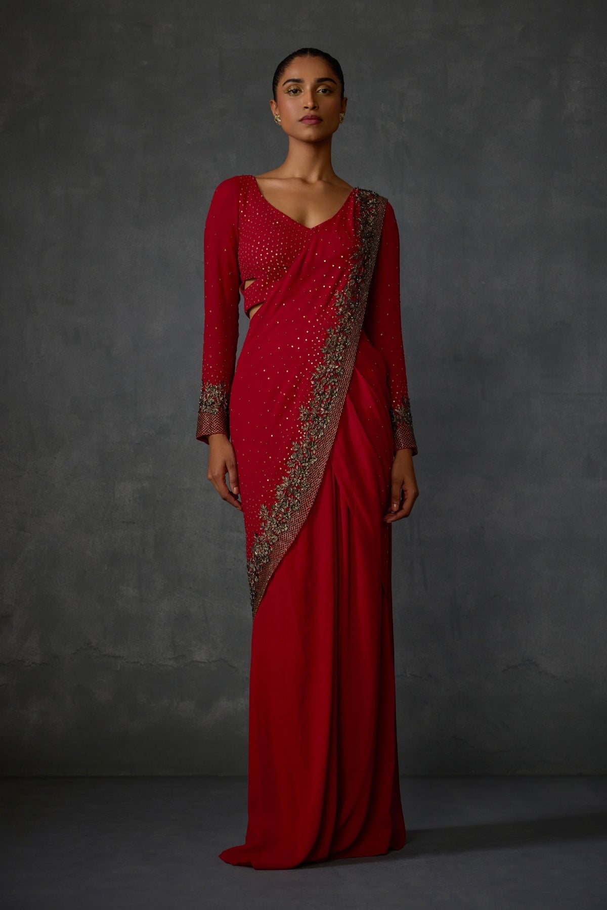 Lattice Draped Saree Namrata Joshipura Online