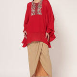 TIMELESS BLOOM FRILL TUNIC Namrata Joshipura Online