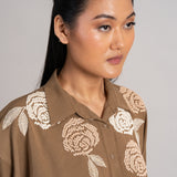 ROSE BUNCH FRONT OPEN CO-ORDSET