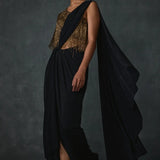 Akari Fringe Draped Saree Namrata Joshipura Online