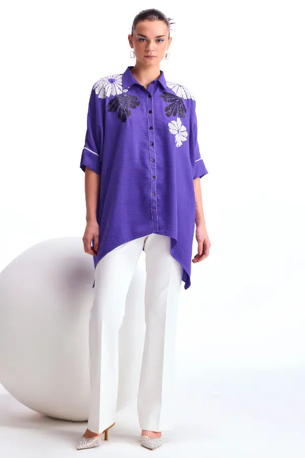 Zebrina  Asymmetric Hem Tunic Namrata Joshipura