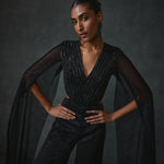 Glissara Cape Sleeves Jumpsuit Namrata Joshipura Online