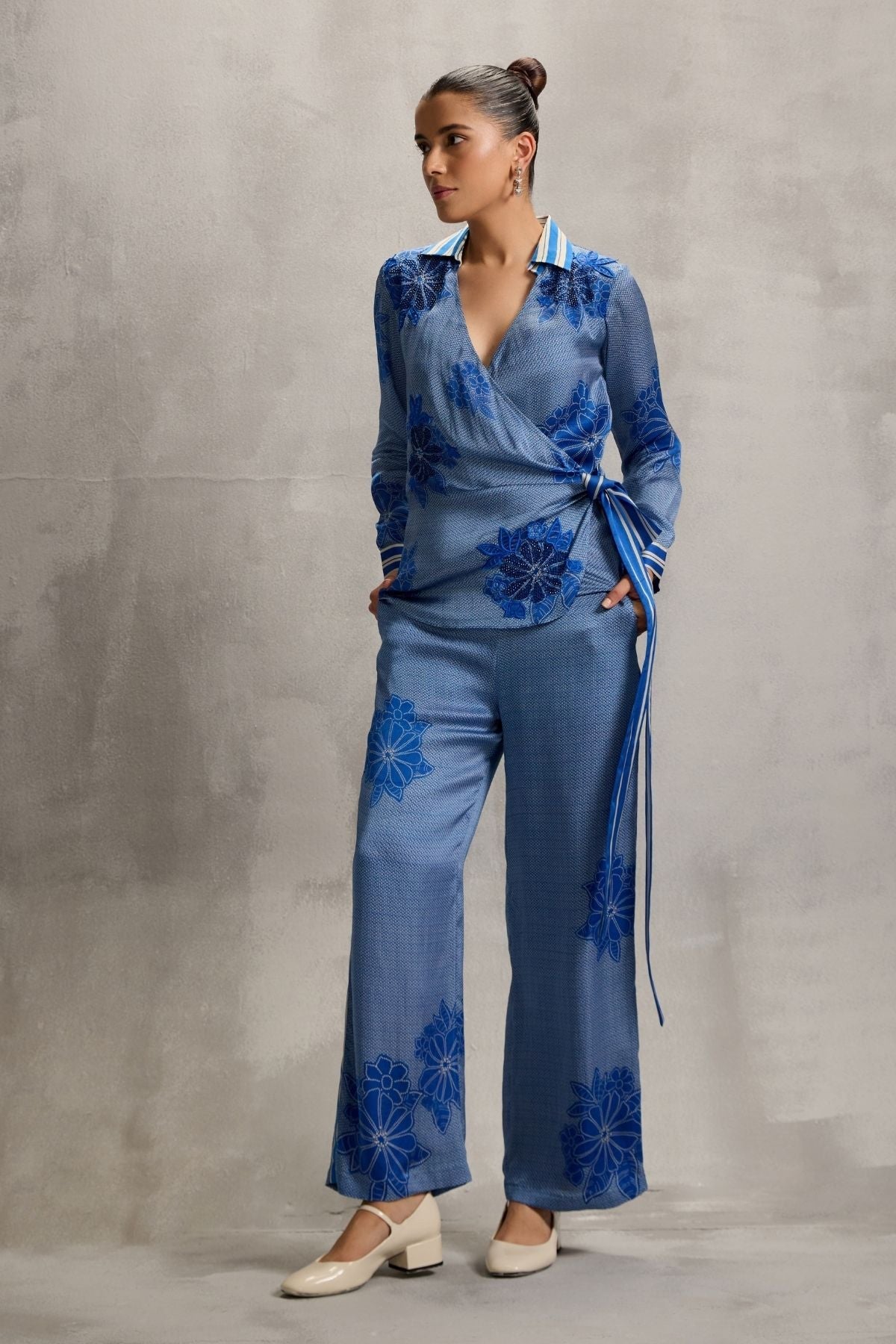 Hitachi Wrap Co-ord Set Namrata Joshipura