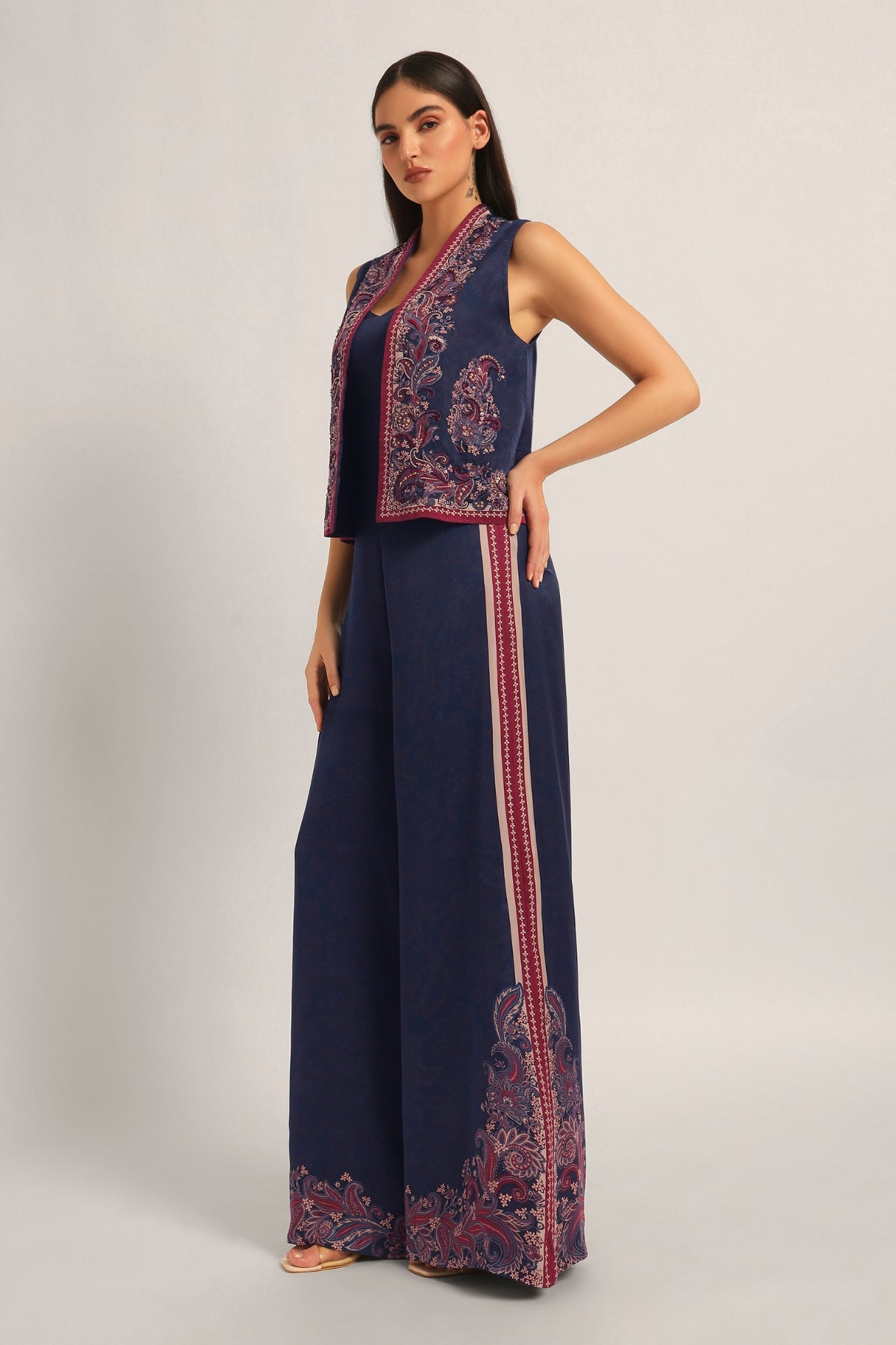 PAISEY PRINTED JUMPSUIT Namrata Joshipura Online
