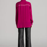 MOON PETAL FRONT OPEN SHIRT