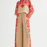 Floret Side Frill Jumpsuit Namrata Joshipura Online