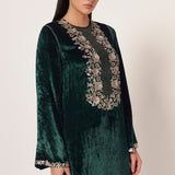 TIMELESS BLOOM YOKE LONG KAFTAN Namrata Joshipura Online