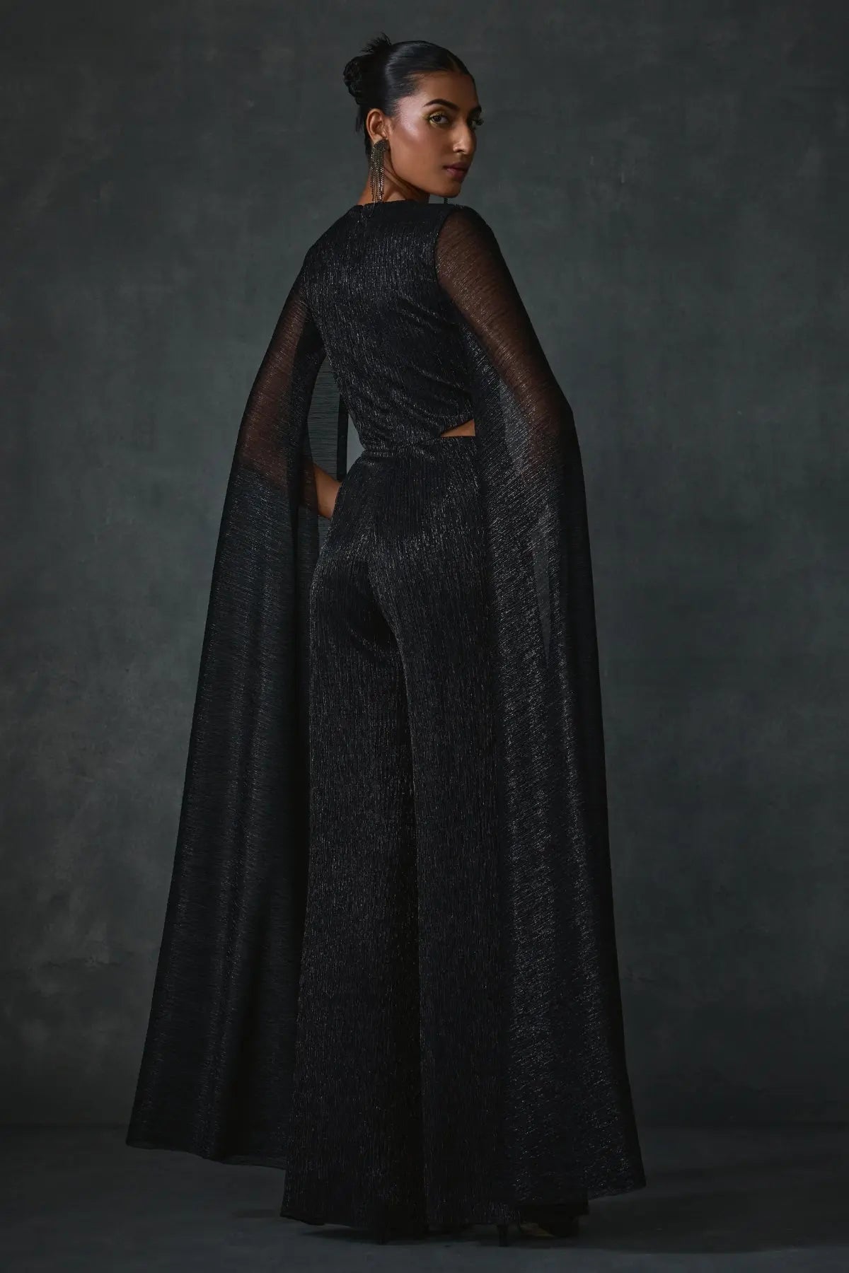 Glissara Cape Sleeves Jumpsuit Namrata Joshipura Online