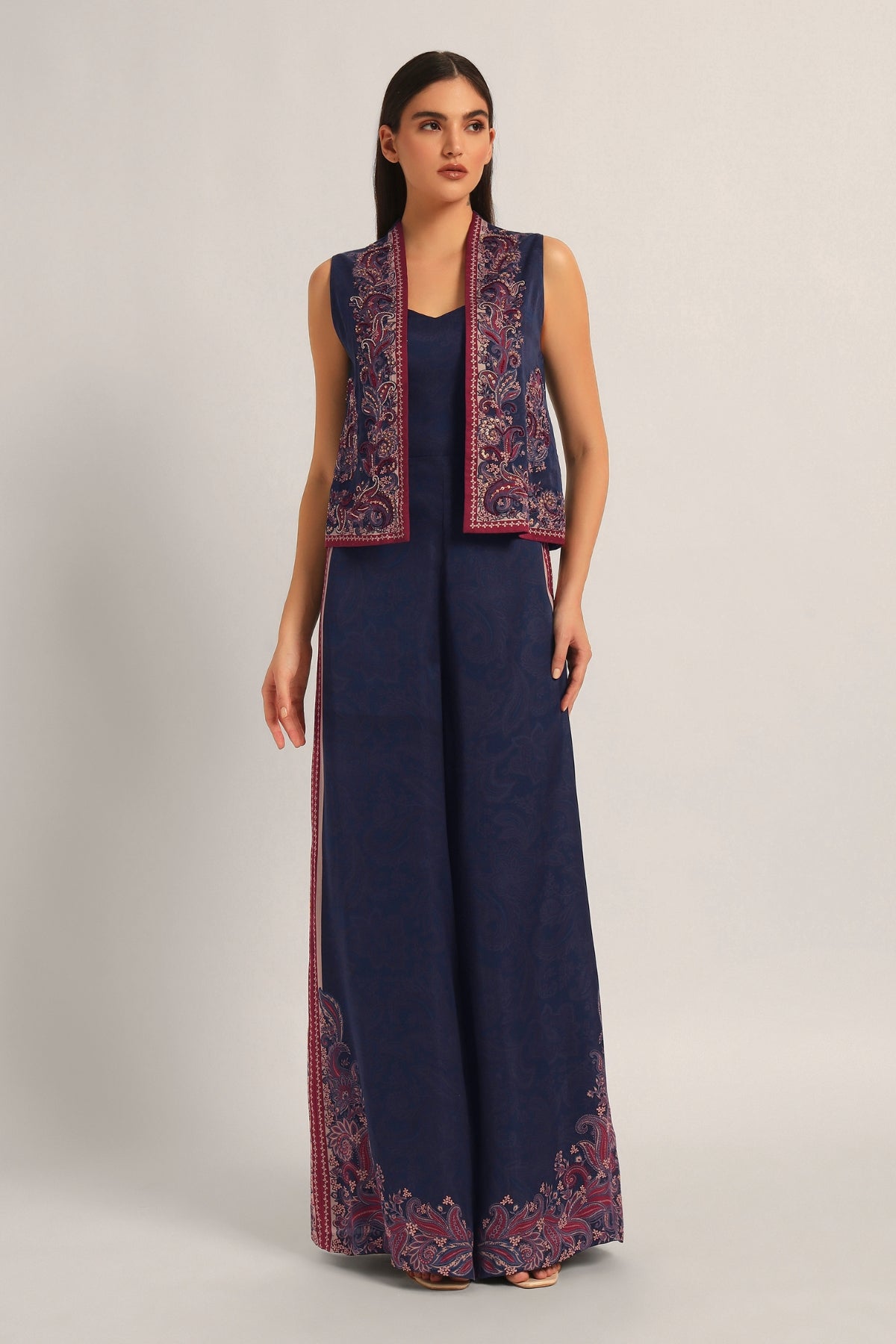 PAISEY PRINTED JUMPSUIT Namrata Joshipura Online