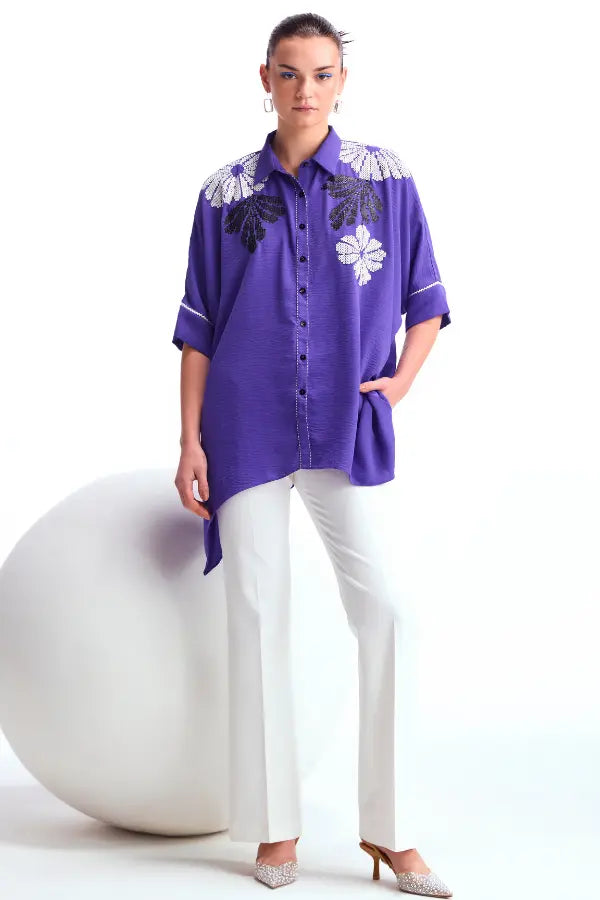 Zebrina  Asymmetric Hem Tunic Namrata Joshipura