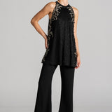 AUTUMN FERN HALTER NECK CO-ORDSET