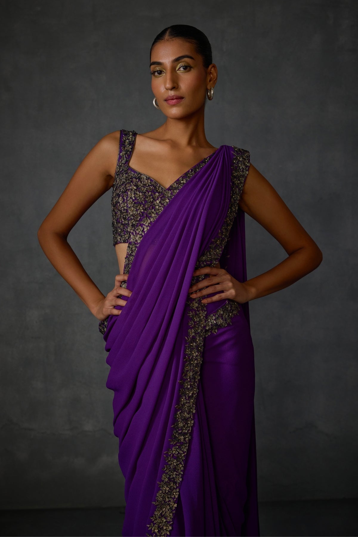 Blossom Draped Saree Namrata Joshipura Online