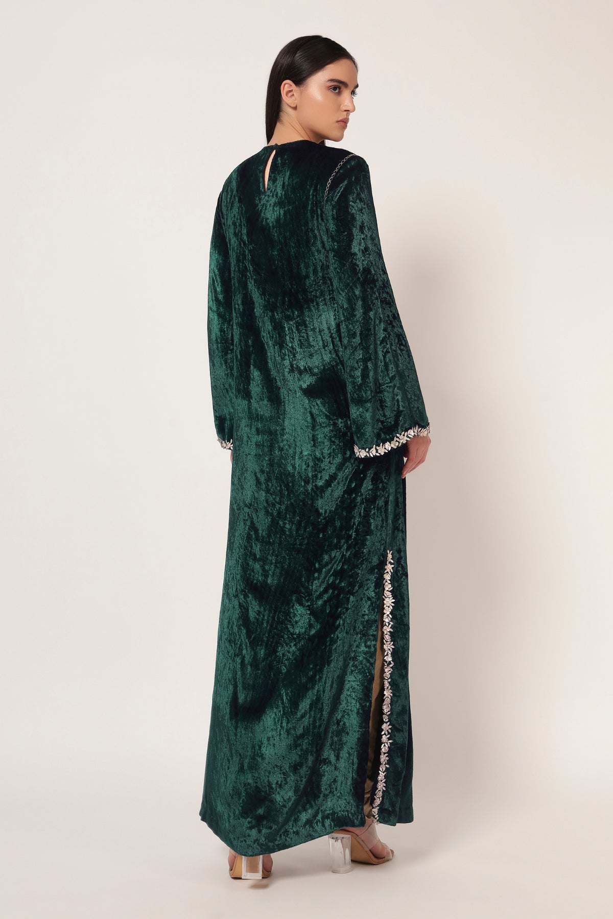 TIMELESS BLOOM YOKE LONG KAFTAN Namrata Joshipura Online