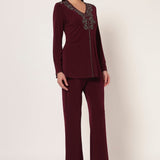 MARIELLE FRONT OPEN CO-ORDSET Namrata Joshipura Online