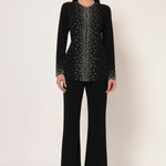 SILVER DUST FRONT OPEN CO-ORD SET Namrata Joshipura Online