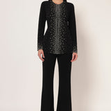 SILVER DUST FRONT OPEN CO-ORD SET Namrata Joshipura Online