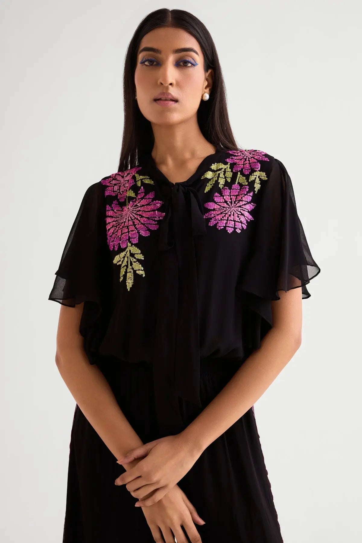 Gloria Side Frill Boxy Jumpsuit Namrata Joshipura Online