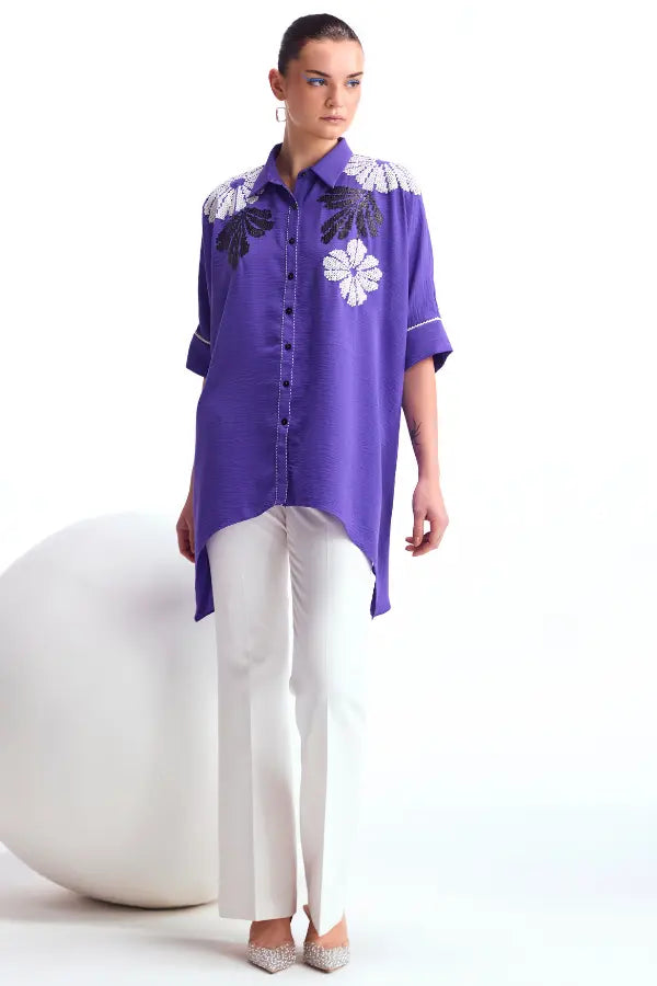 Zebrina  Asymmetric Hem Tunic Namrata Joshipura