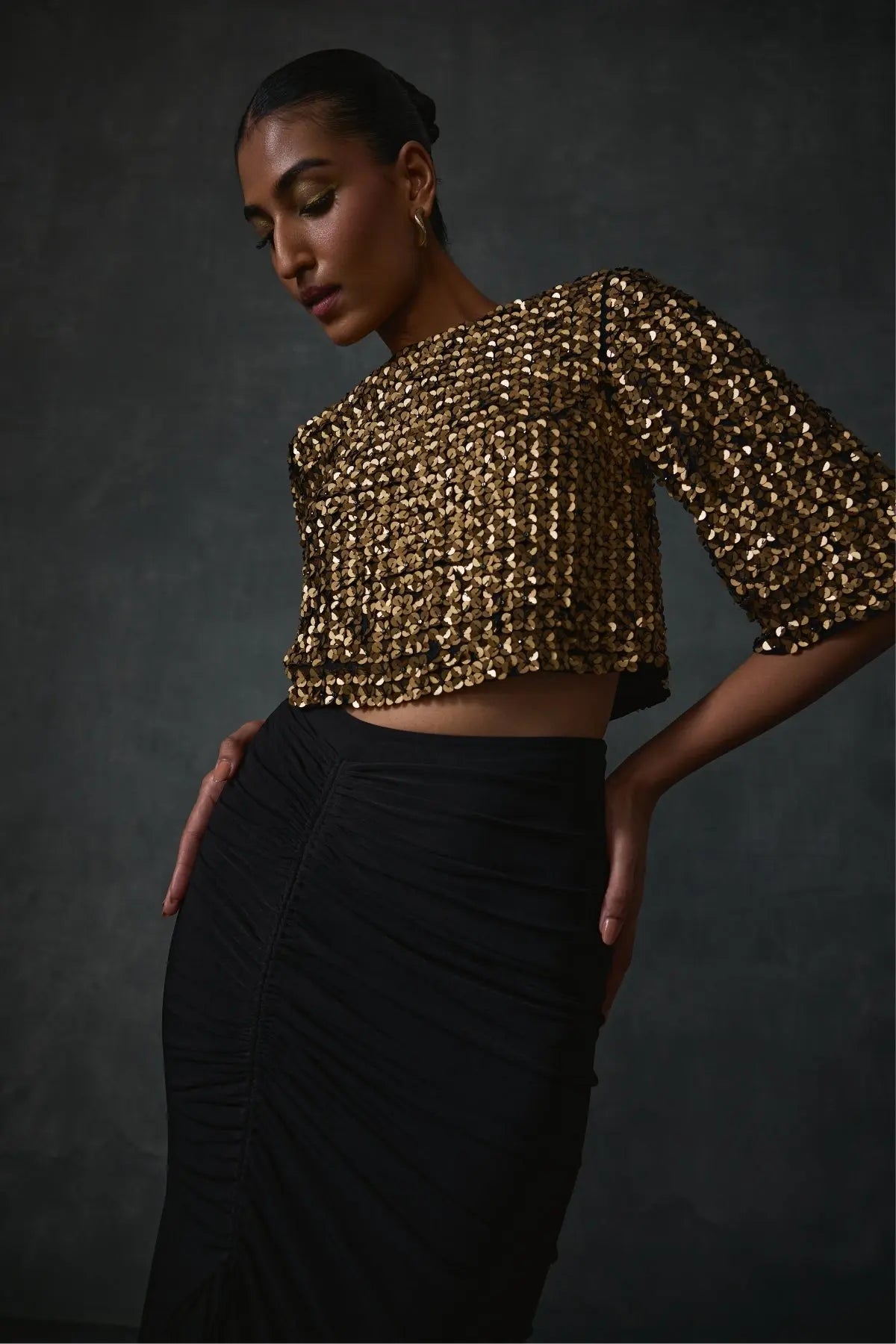 Bark Skirt And Jacket Set Namrata Joshipura Online