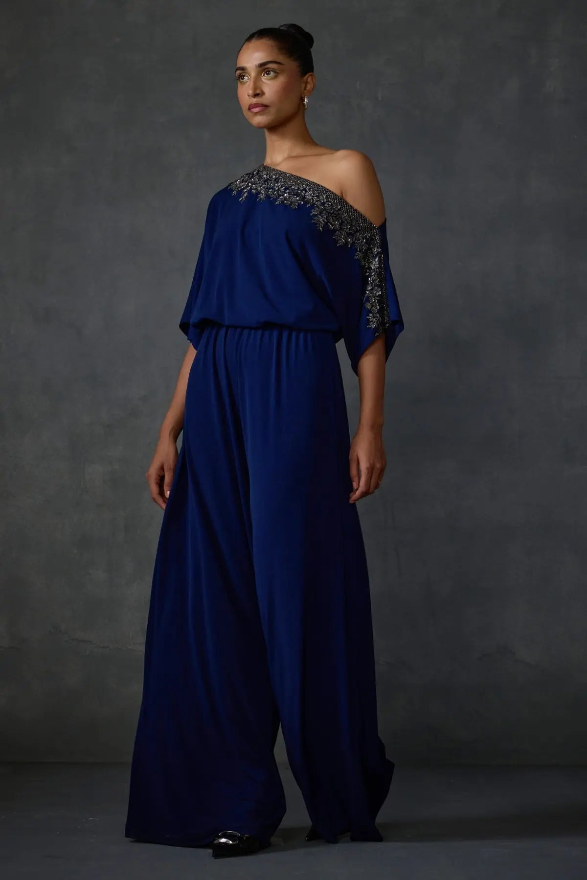 Lattice One Offshoulder Jumpsuit Namrata Joshipura Online