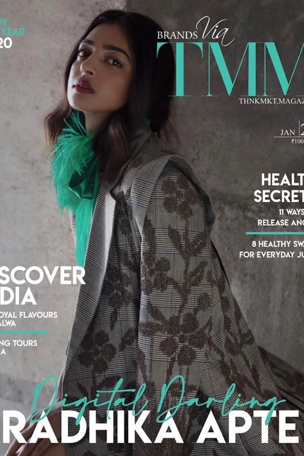 Radhika Apte In NJ Tweed Jacket For TMM Namrata Joshipura Online (Celebrity Muses)