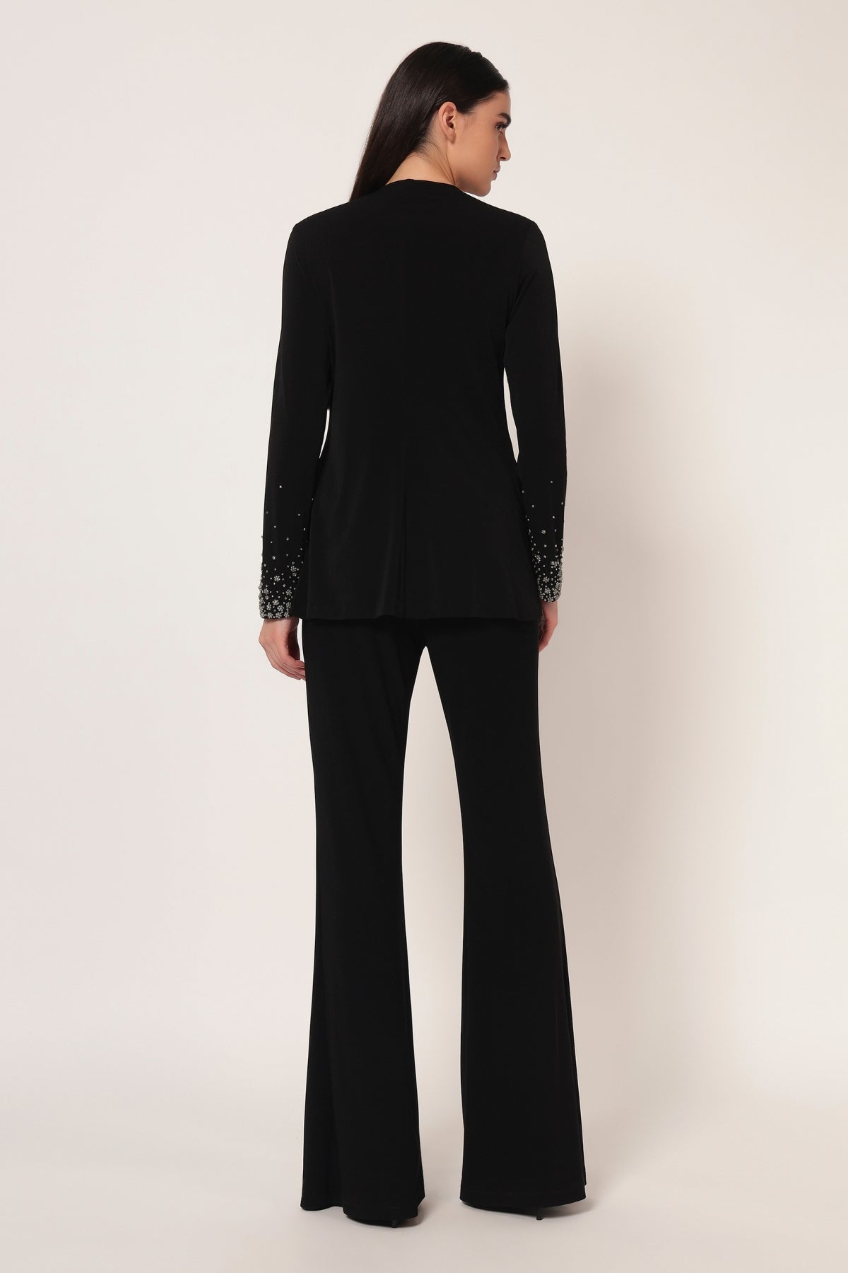 SILVER DUST FRONT OPEN CO-ORD SET Namrata Joshipura Online