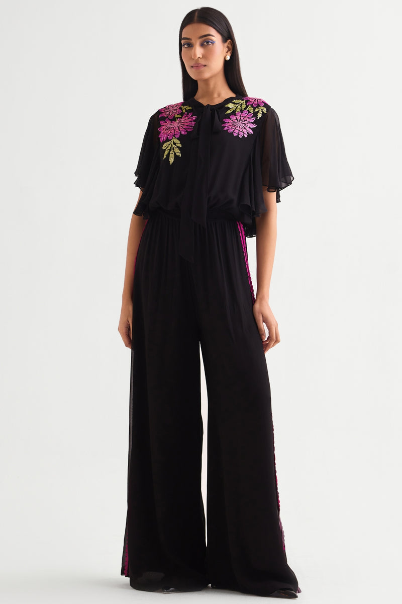 Gloria Side Frill Boxy Jumpsuit