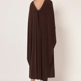 FRONT DRAPE NECK EMBROIDERED DRESS Namrata Joshipura Online