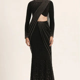 Silver Dust Saree With Blouse Namrata Joshipura Online