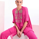 Hibiscus Gathered Co-ord Set Namrata Joshipura