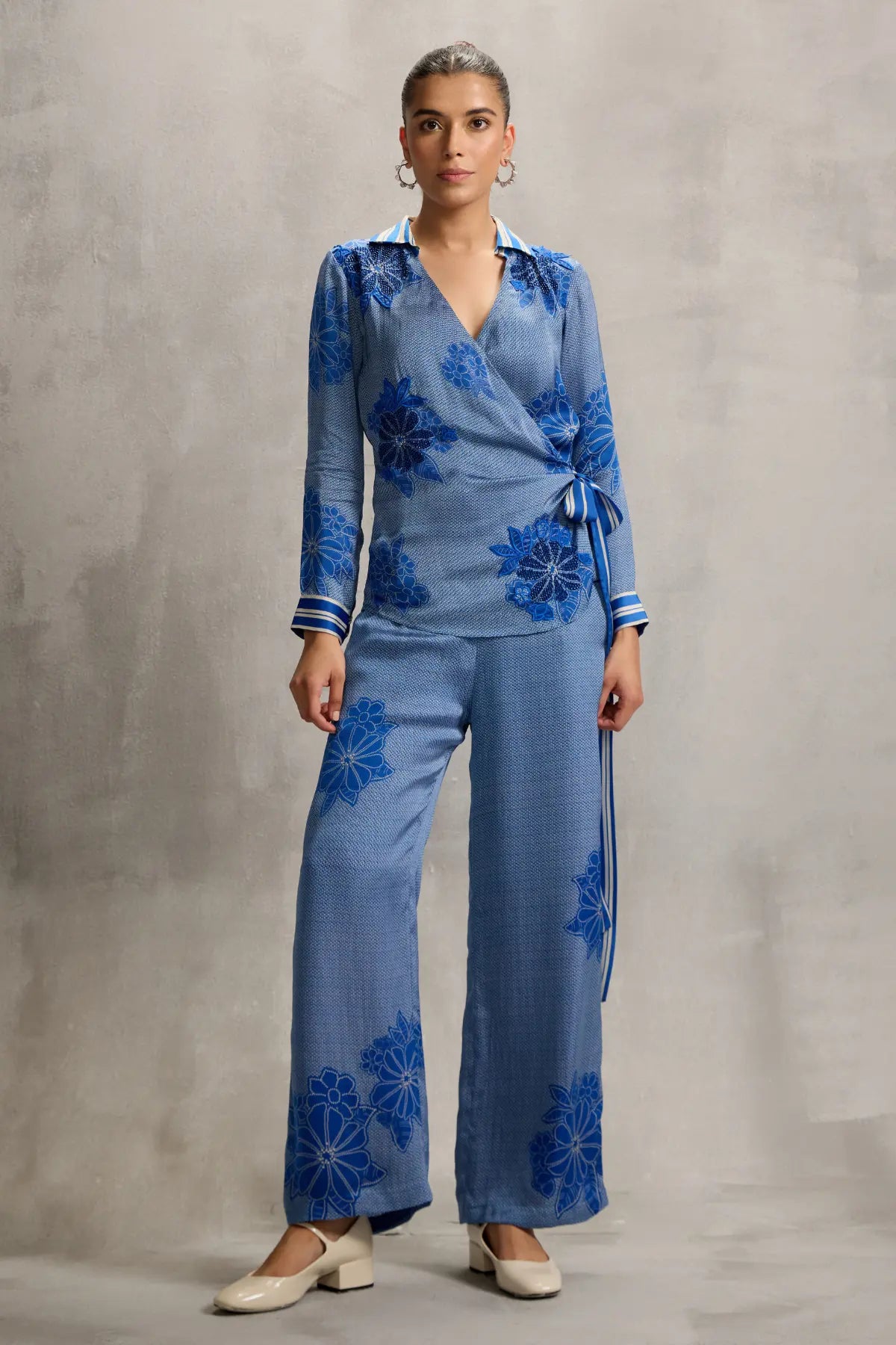 Hitachi Wrap Co-ord Set Namrata Joshipura